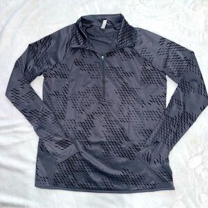 Under Armour RUN top size so men’s large L long sleeve gray Good used condition